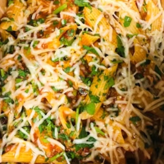 Pasta with Lamb.