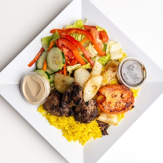 Lamb Kebab Entrée.